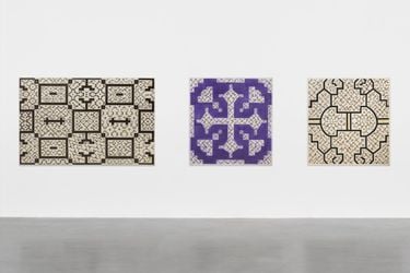 Exhibition view: Sarah Flores, White Cube (26 November 2021—18 January 2022). Courtesy White Cube.