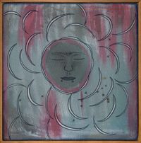 Bulan Gelap Membuatku Terlelap (The Dark Moon Lulls Me To Sleep) by I Gusti Ayu Kadek (IGAK) Murniasih contemporary artwork painting