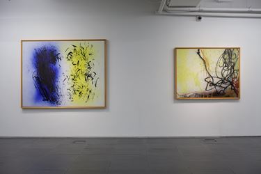 Exhibition view: Hans Hartung, Abstraction: A Human Language, de Sarthe Gallery, Hong Kong (25 November 2017-13 January, 2018). Courtesy de Sarthe Gallery, Hong Kong/Beijing. 