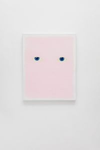 Pink Face by James Rielly contemporary artwork painting, works on paper