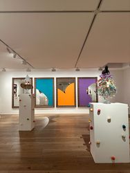 Exhibition view: Michelangelo Pistoletto and Pascale Marthine Tayou, Alternative Centers, Patricia Low Contemporary, Gstaad (26 December 2023–11 February 2024). Courtesy Particia Low Contempoary, Gstaad/Venezia.