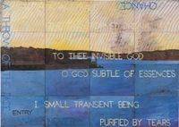 Nature Speaks: GM by Imants Tillers contemporary artwork painting