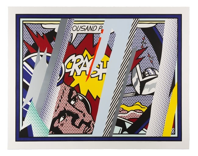 Reflections on Crash by Roy Lichtenstein contemporary artwork