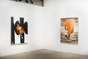 Exhibition view: Djordje Ozbolt, Greetings From A Far Away, Gallery Baton, Seoul (28 November 2019–3 January 2020). Courtesy the artist and Gallery Baton. Photo: Jeon Byung Cheol.