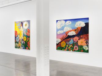 Exhibition view: Daniel Ginson, Big Sky, Almine Rech, Tribecca, New York (19 January–2 March 2024). Courtesy Almine Rech. Photo: Thomas Barratt.