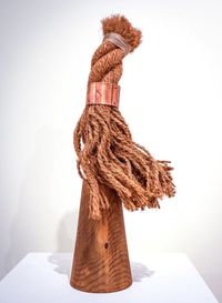 Dancing in Time: Copper Bottom by LR Vandy contemporary artwork sculpture