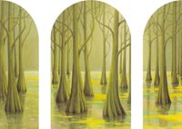 Swamp by Nicolas Party contemporary artwork drawing