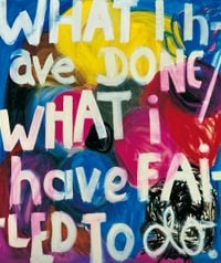 What I have done… by Angela Brennan contemporary artwork painting