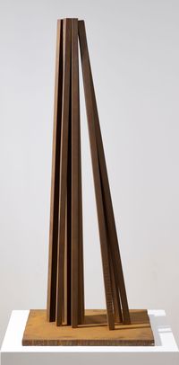 12 Straight Lines by Bernar Venet contemporary artwork sculpture