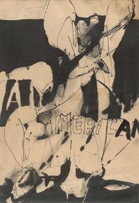 Untitled (AM I AMERICAN) by Wook-Kyung Choi contemporary artwork works on paper, drawing