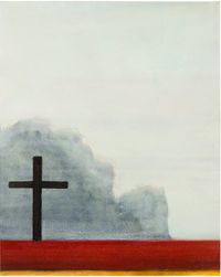 Cross on Roof by Matthew Krishanu contemporary artwork painting