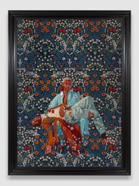 Portrait of Tarek Ali Ellis and Michael Morgan by Kehinde Wiley contemporary artwork painting, works on paper