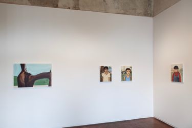 Exhibition view: Matthew Krishanu, On a Limb, Jhaveri Contemporary, Mumbai (3 August–9 September 2023). Courtesy Jhaveri Contemporary.