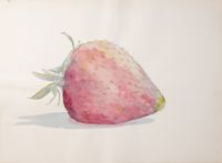 Strawberry by Fay Ming contemporary artwork works on paper
