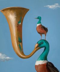 Brassy by Joanna Braithwaite contemporary artwork painting