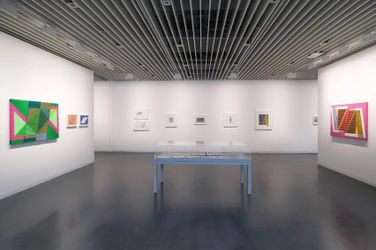 Exhibition view: Channa Horwitz, Rhythm Intertwined, He Art Museum, Guangdong (24 February–21 May 2023). Courtesy He Art Museum. Photo: Liu Xiangli.