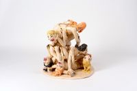 A pile of women by Ioana Maria Sisea contemporary artwork sculpture, ceramics