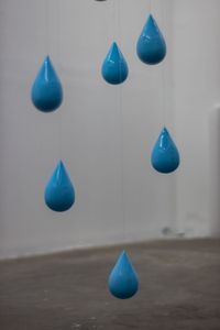 Water Drips Into The Deep by Taba Fajrak contemporary artwork painting, sculpture, installation