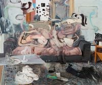 Summer Indoor by Adrian Ghenie contemporary artwork painting