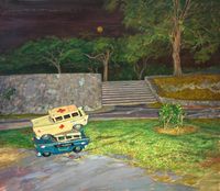 Night Deliveries by Alberto Regueira contemporary artwork painting
