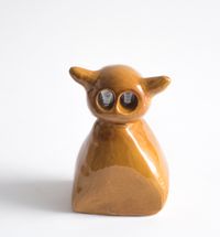 Wildkatze by Frank Mädler contemporary artwork ceramics