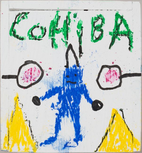 Little Cohiba Blue Man Box by Harmony Korine contemporary artwork
