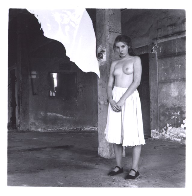 From a series on Angels, Rome by Francesca Woodman contemporary artwork