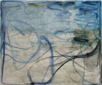 Blue Curves by Zhang Enli contemporary artwork painting