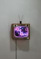 Neon TV - Heaven and Earth by Nam June Paik contemporary artwork 2