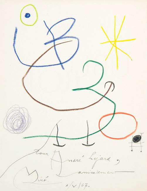 Ubu Roi by Joan Miró contemporary artwork