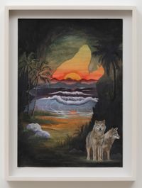 Wolf Cave by Neil Raitt contemporary artwork painting, works on paper