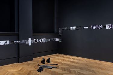 Exhibition view: Acconci Studio, FAULT-LINE-ON-5, Pace Gallery, London (27 August–14 September 2019). Courtesy Pace Gallery.