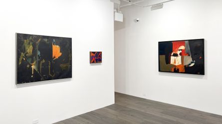 Exhibition view: Roy Newell and William Scharf, Point of Connection, Hollis Taggart, New York (4–26 August 2022). Courtesy Hollis Taggart.