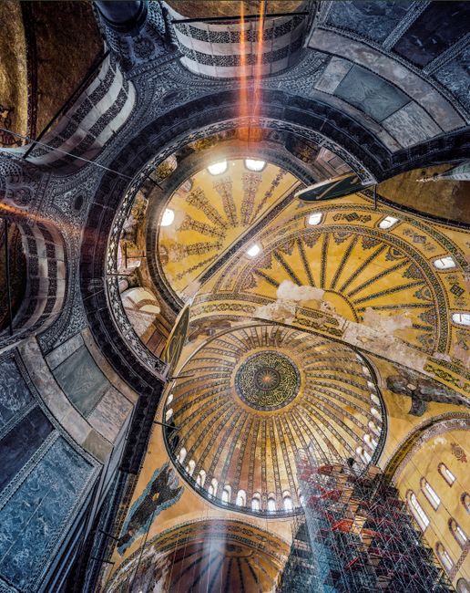 Hagia Sophia, Istanbul, Turkey by Ahmet Ertug contemporary artwork