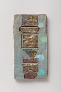 Earring with Clouds by Erika Verzutti contemporary artwork mixed media