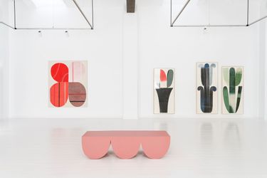Exhibition view: Sabine finkenauer, Mailied, Alzueta Gallery, Barcelona (16 May–15 June 2024). Courtesy Alzueta Gallery. 