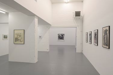 Exhibition view: Group exhibition, Works on Paper I, Zeno X Gallery, Antwerp (17 January–24 February 2018). Courtesy Zeno X Gallery, Antwerp.