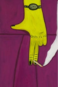 Hand of Guston by Marcus Jahmal contemporary artwork painting