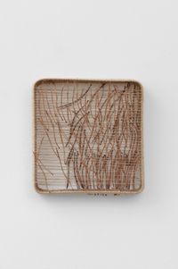 Composition with Pine Needles II by Barbara LEVITTOUX-ŚWIDERSKA contemporary artwork sculpture