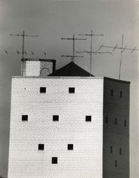 Water Tower and TV Antennas by André Kertész contemporary artwork photography