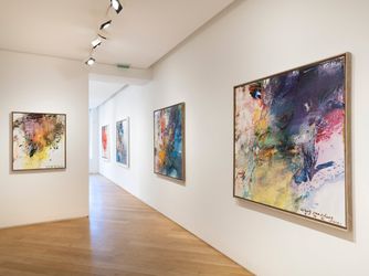 Exhibition view: Wang Yan Cheng, Peintures, Galerie Lelong & Co., Ave Matignon, Paris (13 January–12 March 2022). Courtesy Lelong & Co. Paris.