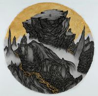 Cliffs & Gully : Buddha on the Top by Yao Jui-chung contemporary artwork painting, works on paper