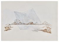 Monolith III by Pamela Phatsimo Sunstrum contemporary artwork works on paper, mixed media