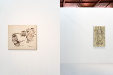 Exhibition view: Jonathan Nichols, The Inside of Painting, Yeo Workshop, Singapore (24 June–23 July 2023). Courtesy Yeo Workshop. Photo: Siobhan Yeow.
