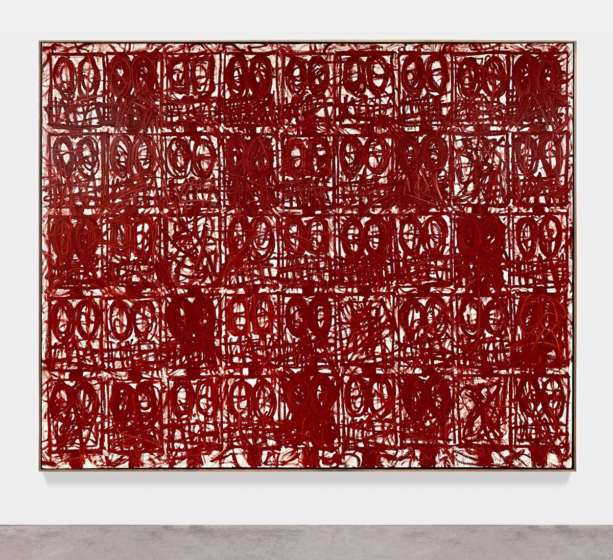 Anxious Red Painting August 20th, 2020 by Rashid Johnson | Ocula