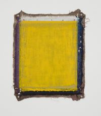 Untitled (Small Yellow H-150) by Jeff McMillan contemporary artwork painting, works on paper