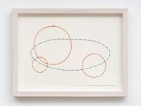 Equator Drawing #2 by Nina Katchadourian contemporary artwork works on paper, sculpture