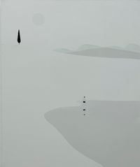 grey water by Serdar Acar contemporary artwork painting