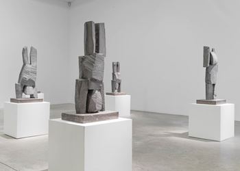 Exhibition view: Gimhongsok, Dwarf, Dust, Doubt, Tina Kim Gallery (25 October–22 December 2018). Courtesy Tina Kim Gallery.