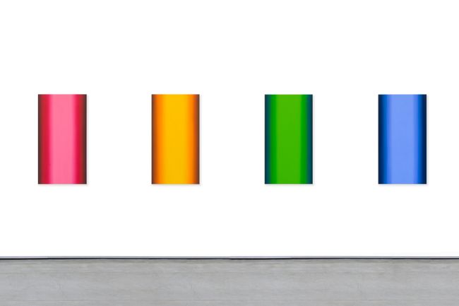 Red, Orange-Yellow, Green, Blue-Violet, Spectrum Quartet by Ruth Pastine contemporary artwork